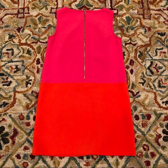 Pink & Orange Sleeveless Mini Shift Dress Size 2 - Picture 3 of 6